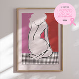 Plakat - Lady in Pink - Studio Fresh