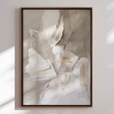 Håndlavet maleri med ramme - Shades of Silence - Mixed media