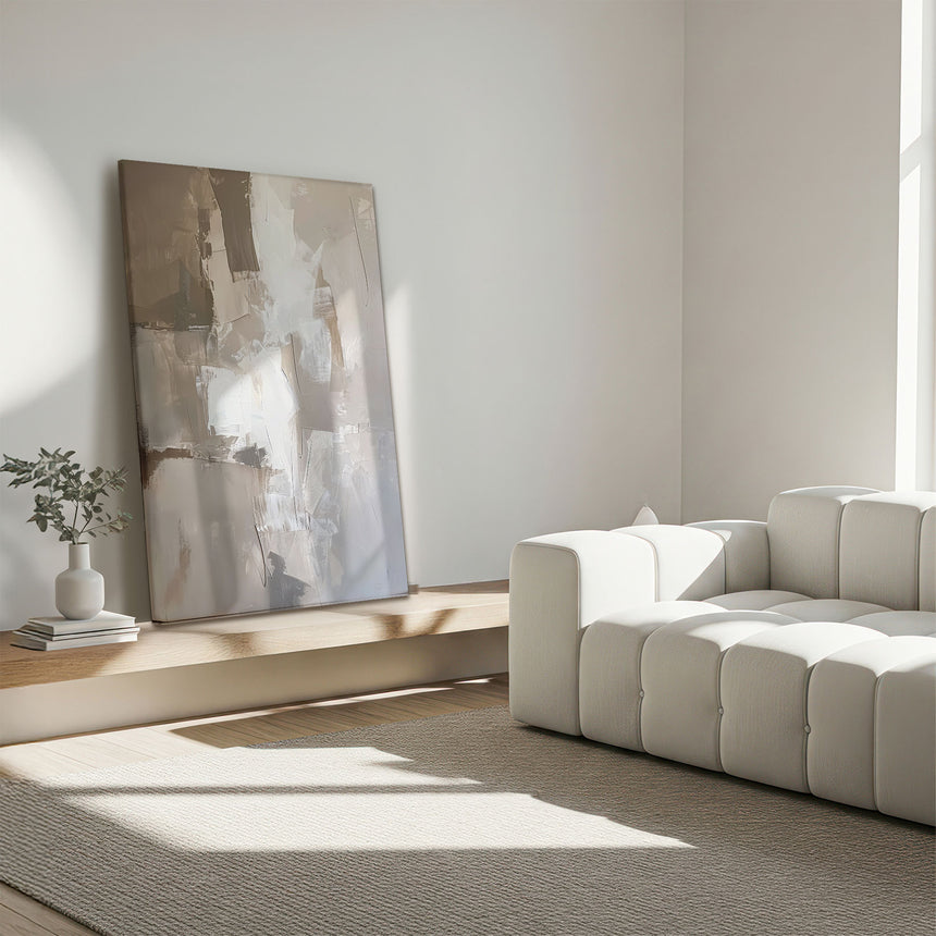 Lærredstryk - Shades of Silence II