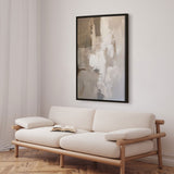 Håndlavet maleri med ramme - Shades of Silence II - Mixed media