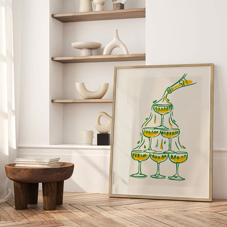 Plakat - Golden Bubbles - Studio Fresh - Incado