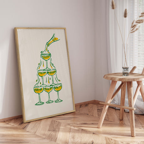 Plakat - Golden Bubbles - Studio Fresh - Incado