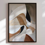Håndlavet maleri med ramme - Mystic Motion - Mixed media