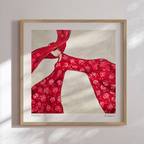 Plakat - Lady in Scarlet - Sara Korsgaard - Incado