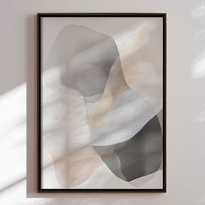 Håndlavet maleri med ramme - Noir Bloom - Mixed media - Incado