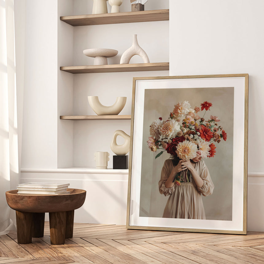 Plakat - Behind the Flowers