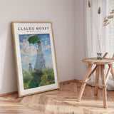 Plakat - Woman with a Parasol - Claude Monet