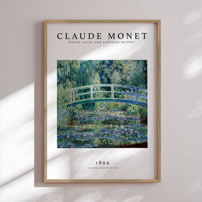 Plakat - Water Lilies and Japanese Bridge - Claude Monet - Incado