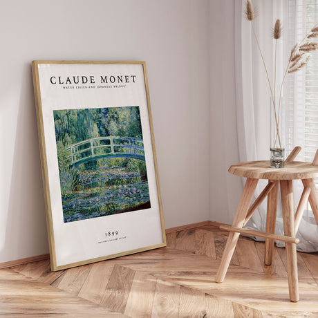 Plakat - Water Lilies and Japanese Bridge - Claude Monet - Incado