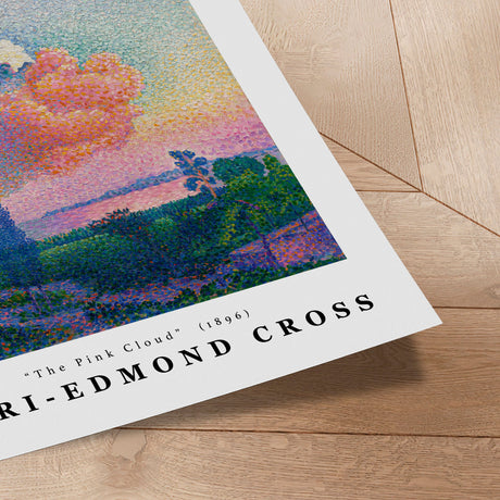 Plakat - The Pink Cloud - Henri-Edmond Cross