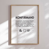 Plakat - Konfirmand