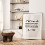 Plakat - Konfirmand