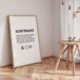Plakat - Konfirmand