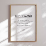 Plakat - Konfirmation II