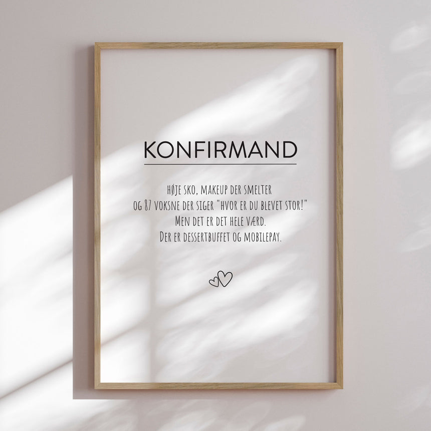 Plakat - Konfirmation II