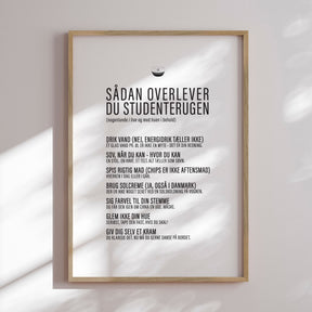 Plakat - Studenterugen - Incado