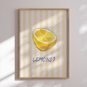 Plakat - Lemons? - Incado