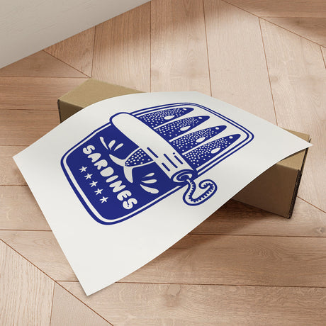 Plakat - Blue Sardines - Incado