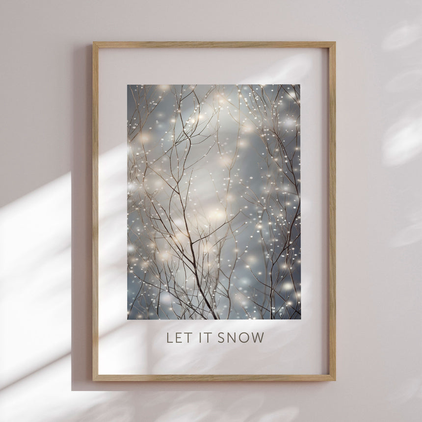 Plakat - Let it Snow