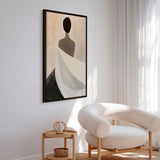 Lærredstryk - Silent Woman