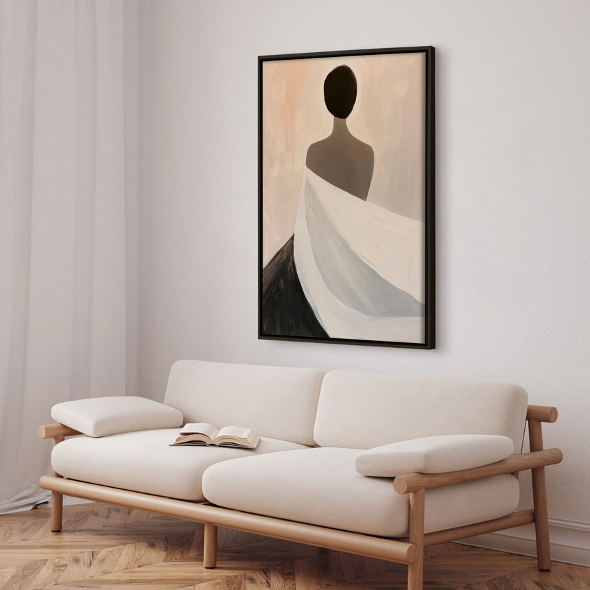 Lærredstryk - Silent Woman