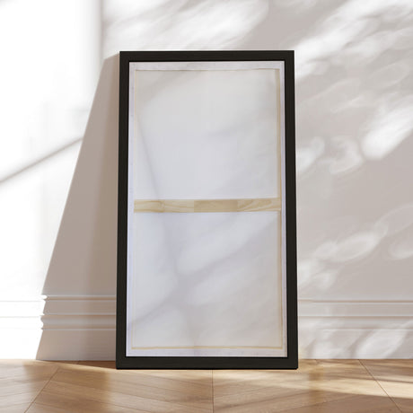 Håndlavet maleri med ramme - Ivory Structures - Mixed media