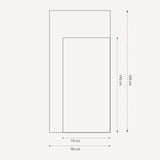 Håndlavet maleri med ramme - Dark Forest - Mixed media