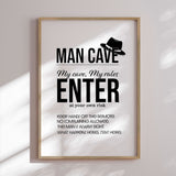 Plakat - Man Cave