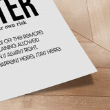 Plakat - Man Cave