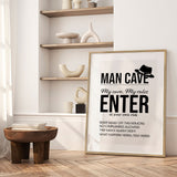 Plakat - Man Cave