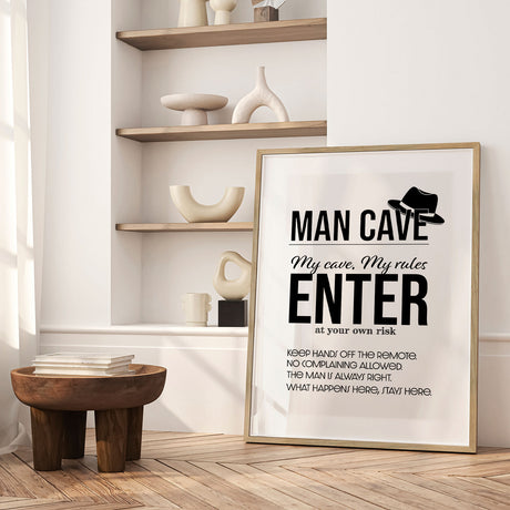 Plakat - Man Cave