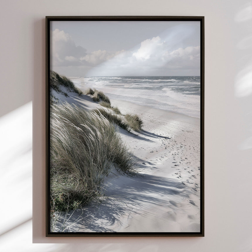 Lærredstryk - Between Dunes and Sea