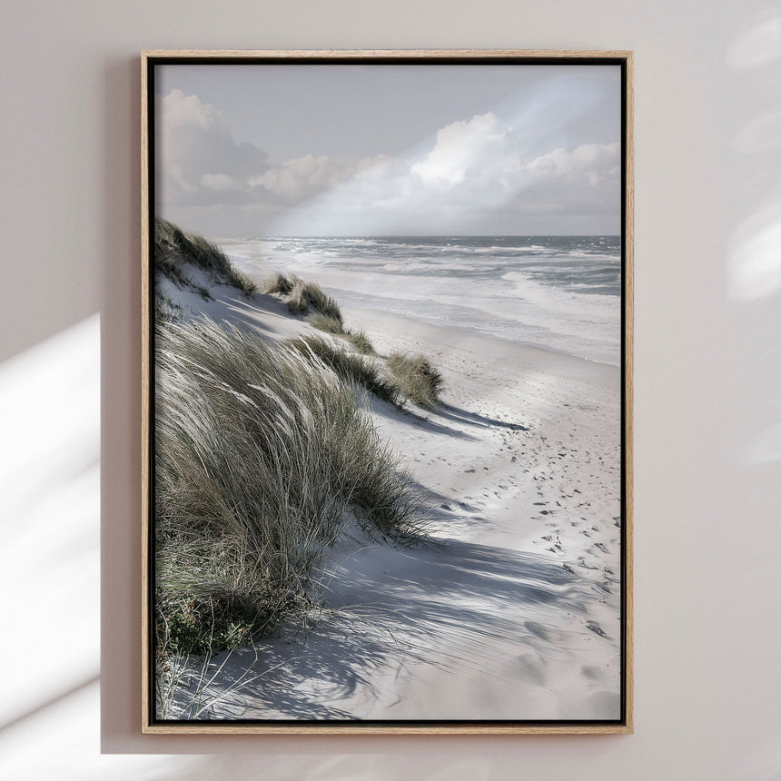Lærredstryk - Between Dunes and Sea