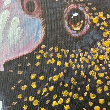 Håndlavet maleri - Lovebirds - Mixed media