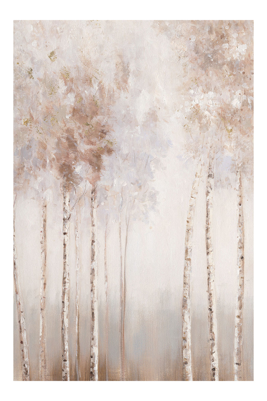 Håndlavet maleri - Dreamy Forest - Mixed media