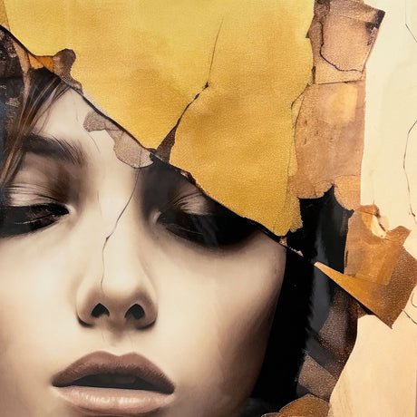 Håndlavet maleri - Grace - Mixed media