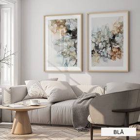 Billedvæg m. rammer og plakater - Duo - Incado