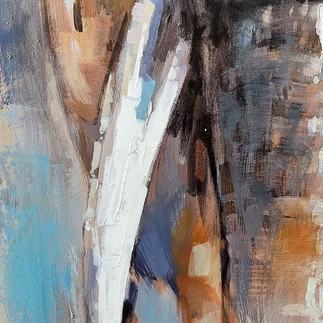 Håndlavet maleri med ramme - Mighty Elephant - Mixed media - Incado