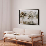 Håndlavet maleri med sort ramme - Dreamy Forest - Mixed media