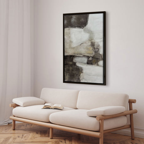 Premium maleri med sort ramme - Modern Art II - E. Thorne - Incado