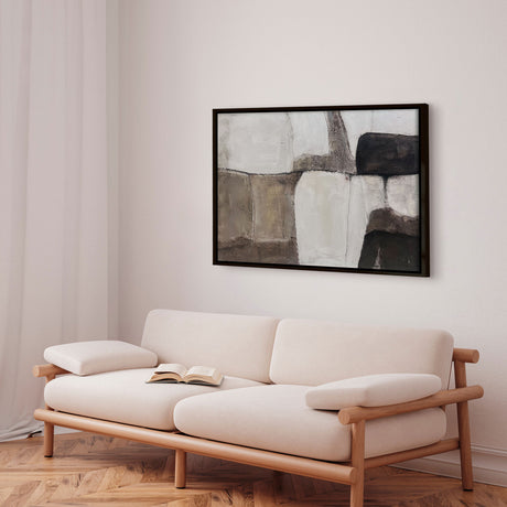 Premium maleri med sort ramme - Modern Art I - E. Thorne - Incado