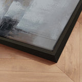 Håndlavet maleri med sort ramme - Fragments of Calm II - Mixed media