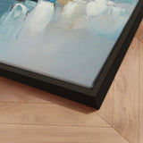 Håndlavet maleri med sort ramme - Waves of Air III - Mixed media