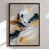 Håndlavet maleri med sort ramme - Soft Rebellion II - Mixed media