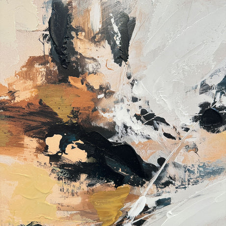 Håndlavet maleri med sort ramme - Soft Rebellion II - Mixed media