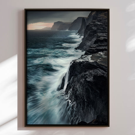 Lærredstryk - Bøsdalarfossur - Mads Iversen