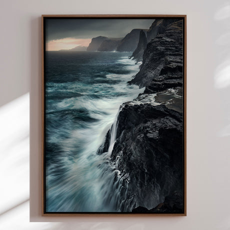 Lærredstryk - Bøsdalarfossur - Mads Iversen