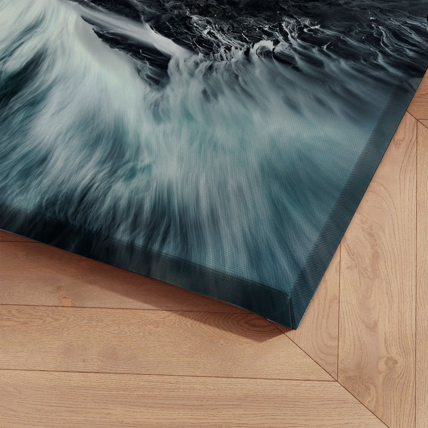 Lærredstryk - Bøsdalarfossur - Mads Iversen