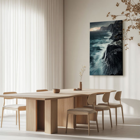 Lærredstryk - Bøsdalarfossur - Mads Iversen