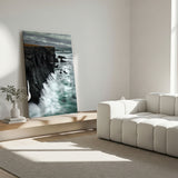 Lærredstryk - Arnarstapi Cliffs - Mads Iversen